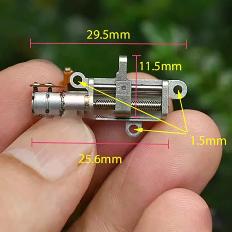 5mm 2-phase 4-wire Micro Tiny Precision Planetary Gearbox Gear Stepper Motor Stepping Linear Screw Metal Slider