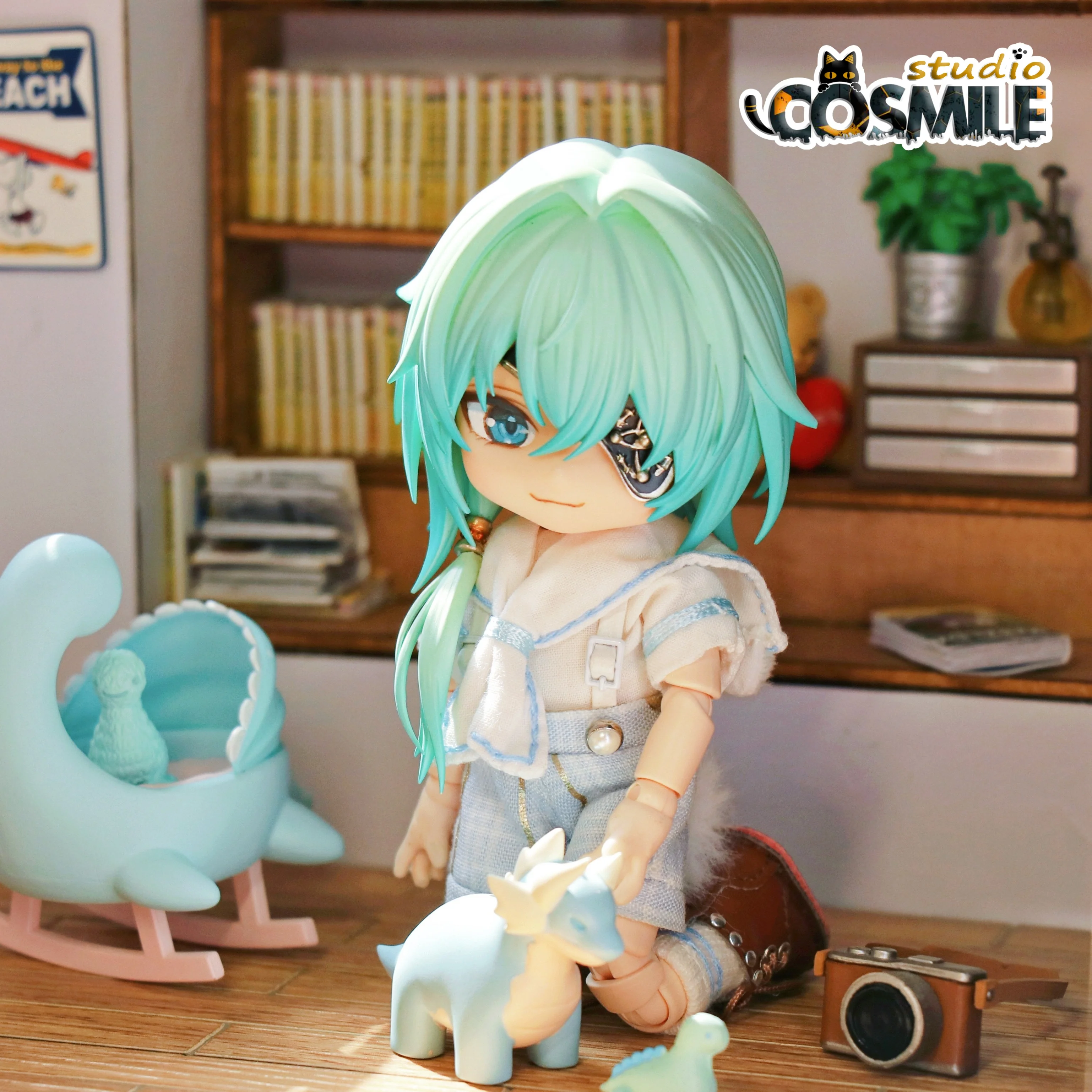 

Anaxa Anaxagoras Kadınナク (18)ラス Honkai: Star Rail OB11 YMY 1/12 BJD Фигурка Игрушка Кукла Аксессуары Кукольный парик Голова Лицо Кошачьи уши