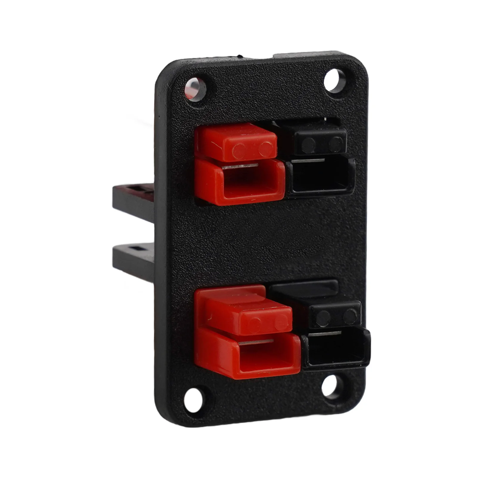 30A 600V 4 Pin Fixed Mounting Bracket Panel For Power Connector Solar EV For Battery Wire Cable Terminal Block
