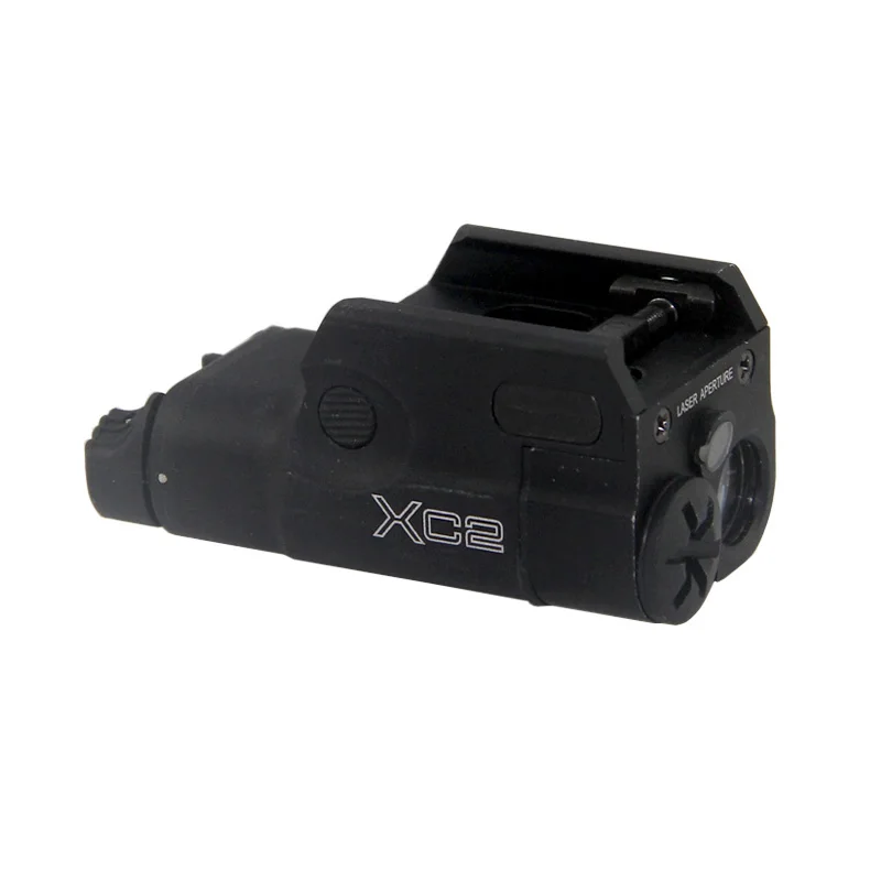 

Tactical XC2 Pistol Light Ultra Compact LED Weapon Light 200 Lunmens Integrated With Red Laser Hunting Flashlight