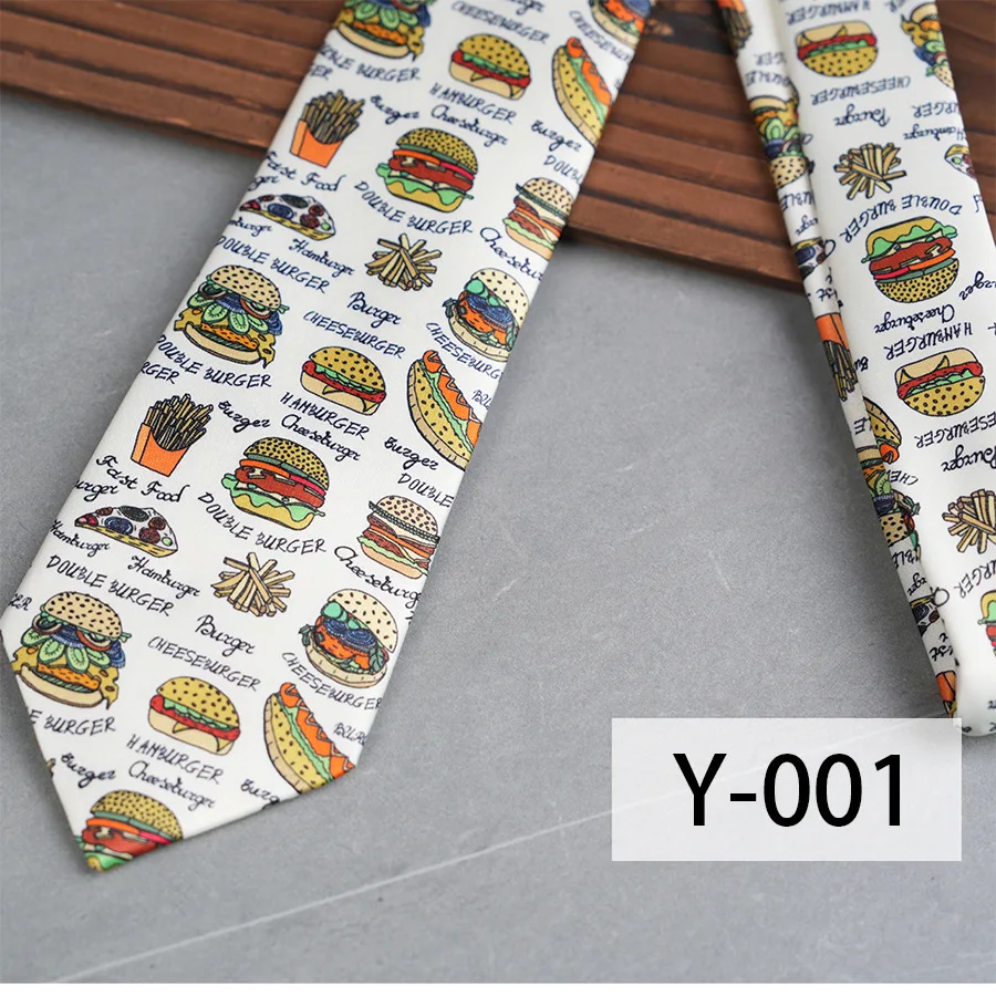 Creative men's and women's Instagram casual print hand tie 7.5cm fashionable date trendy accessories for direct supply