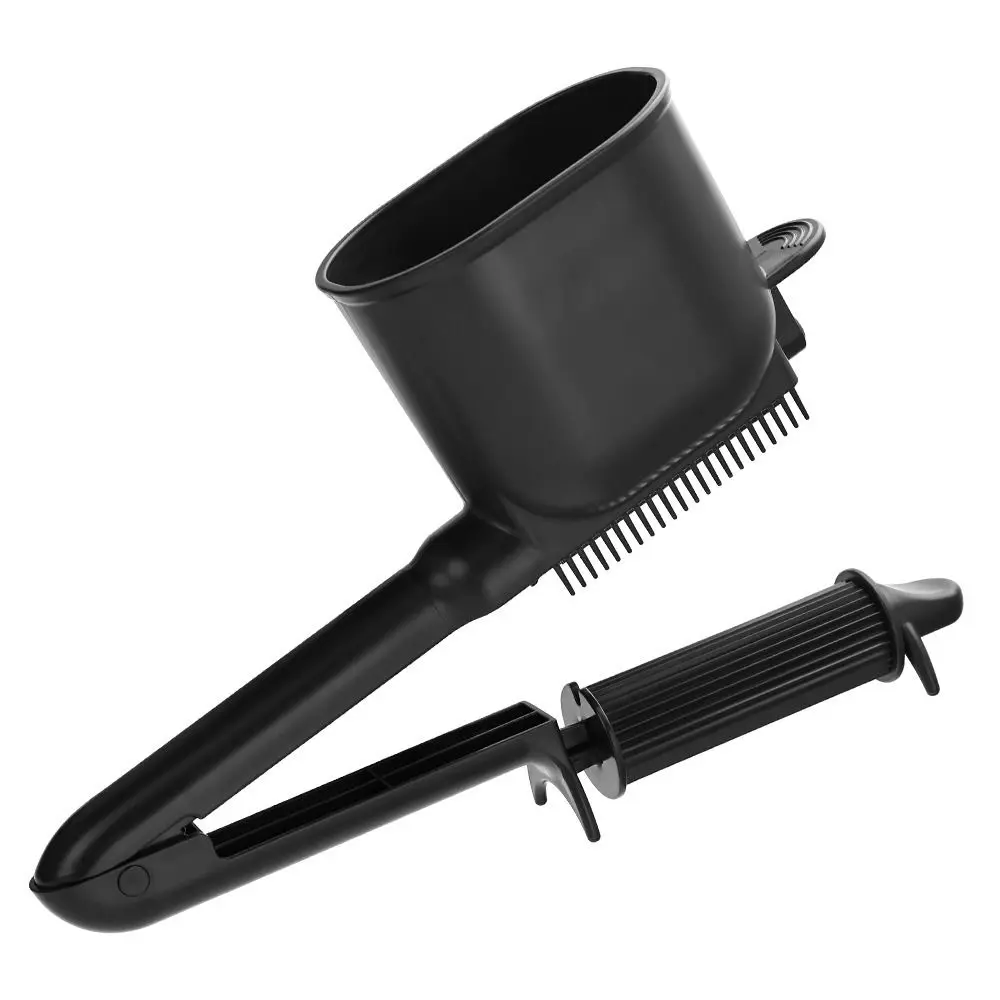 Glatte Bürste, automatischer Rollkamm, tragbares 2-in-1-Färbewerkzeug mit großer Kapazität, müheloses Haarfärben, Kunststoff-Haarfärbekamm. – Detail 5