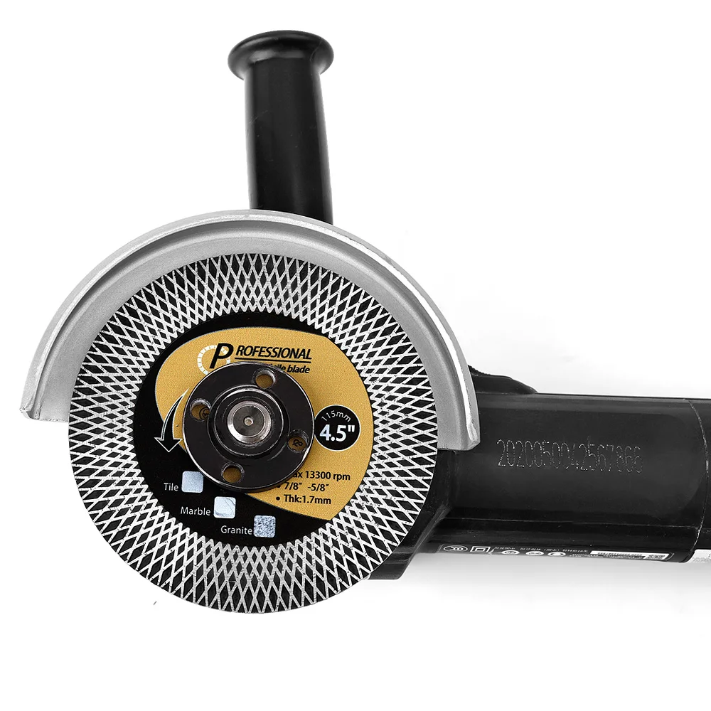 1pc 4.5“（115mm）Diamond Tile Blade Turbo Grinding Blade For Ceramic Porcelain Artificial Stone Cutting Disc Grinding