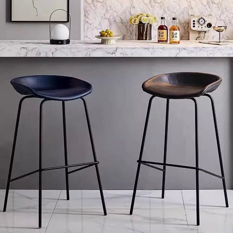 Waterproof Bar Chair Backrest Adjustable Height Library Nordic Bar Chair Terrace Design Reception Tabouret De Bar Decoration