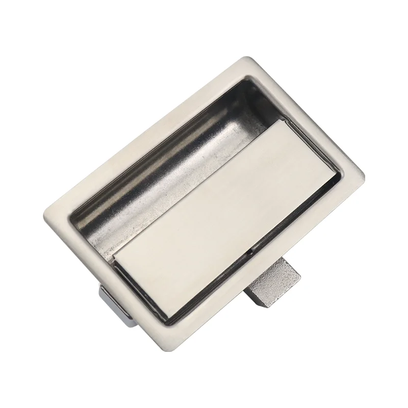 

304 Stainless Steel Box Lock Miniature Flush Lock Embedded Square Industrial Machinery Cabinet Door Toolbox Panel Lock