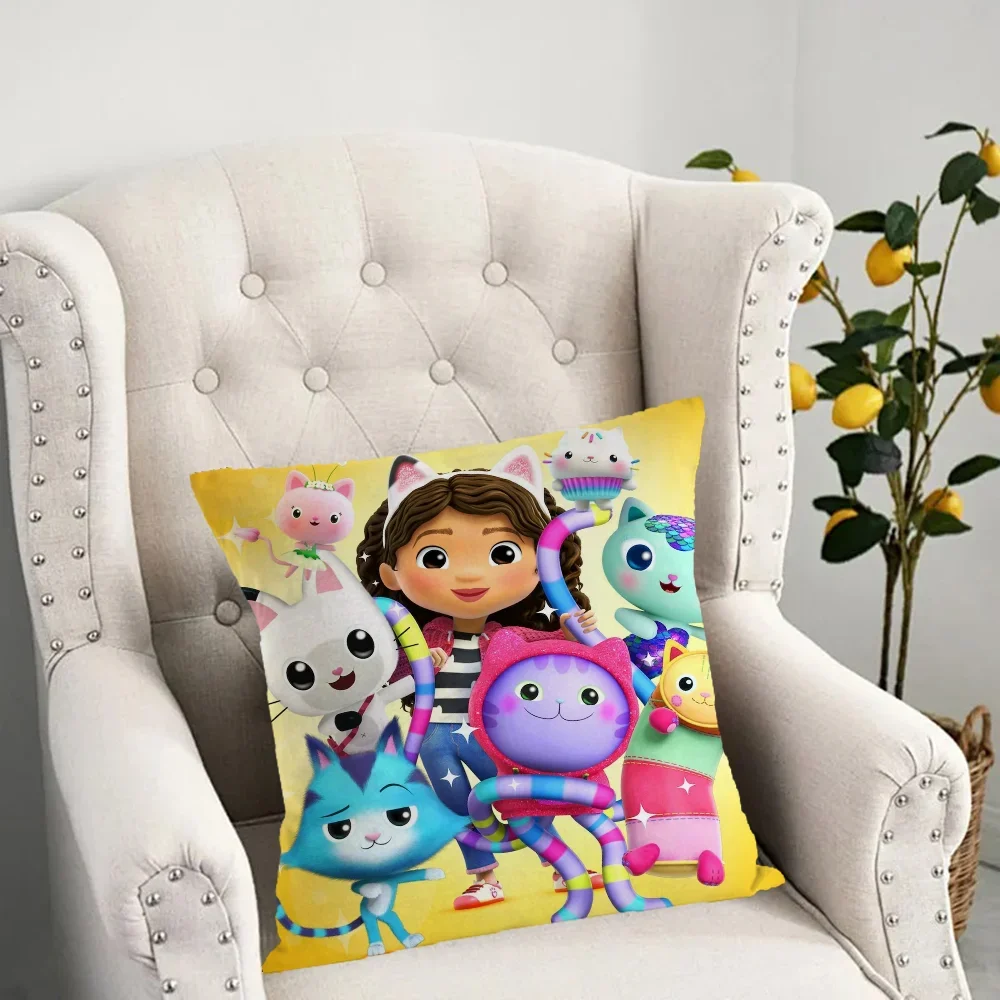 Gabbys Dollhouse Cushion Cover 40*40 45x45 Cushions Covers Decorative Pillows for Sofa Home 50x50 40x40cm Salon Textile Garden