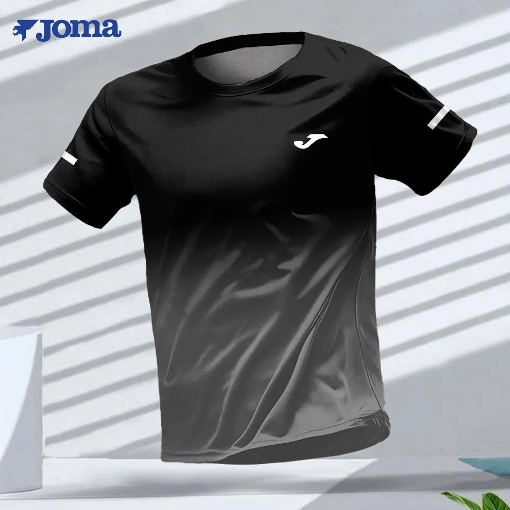 Camisetas de Marca para Hombre JOMA Verano 2026, Impresas en 3D, para Deportes al Aire Libre, Fitness, Secado Rápido, Transpirables, Manga Corta
