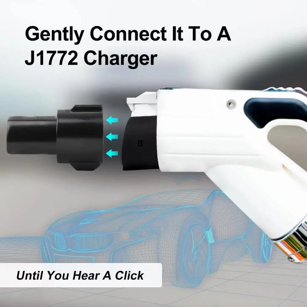 Electric Vehicle EV Adapter for Type 1 to TESLA Convertor J1772 to Tesla EV Charger Connector for Electric Car Accessories