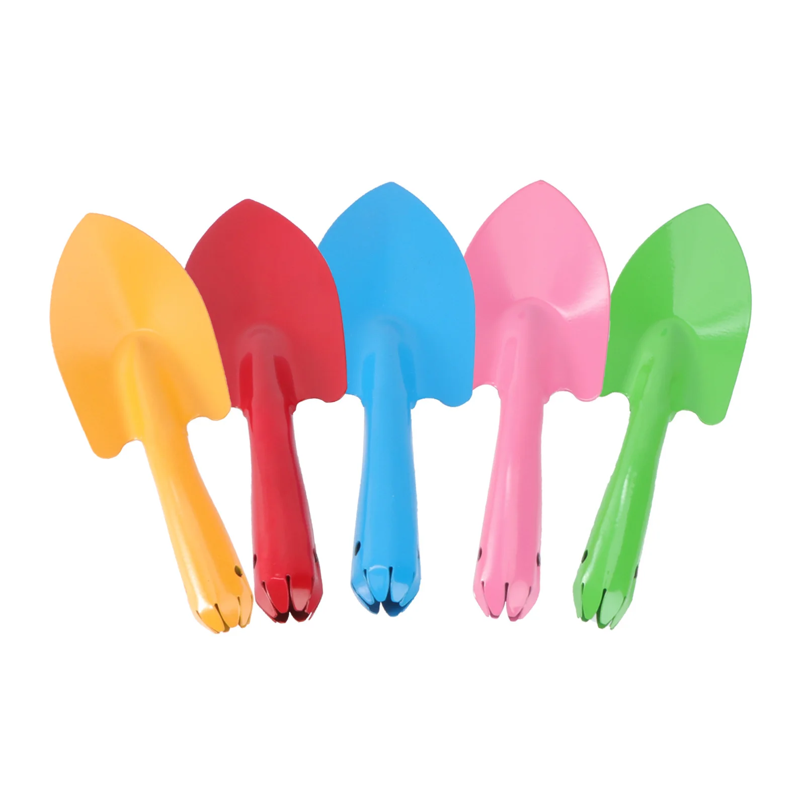

5Pcs Colorful Small Shovel Durable Handy Lightweight Mini Gardening Tool for Flowerpot Soil Transplanting Outdoor Camping