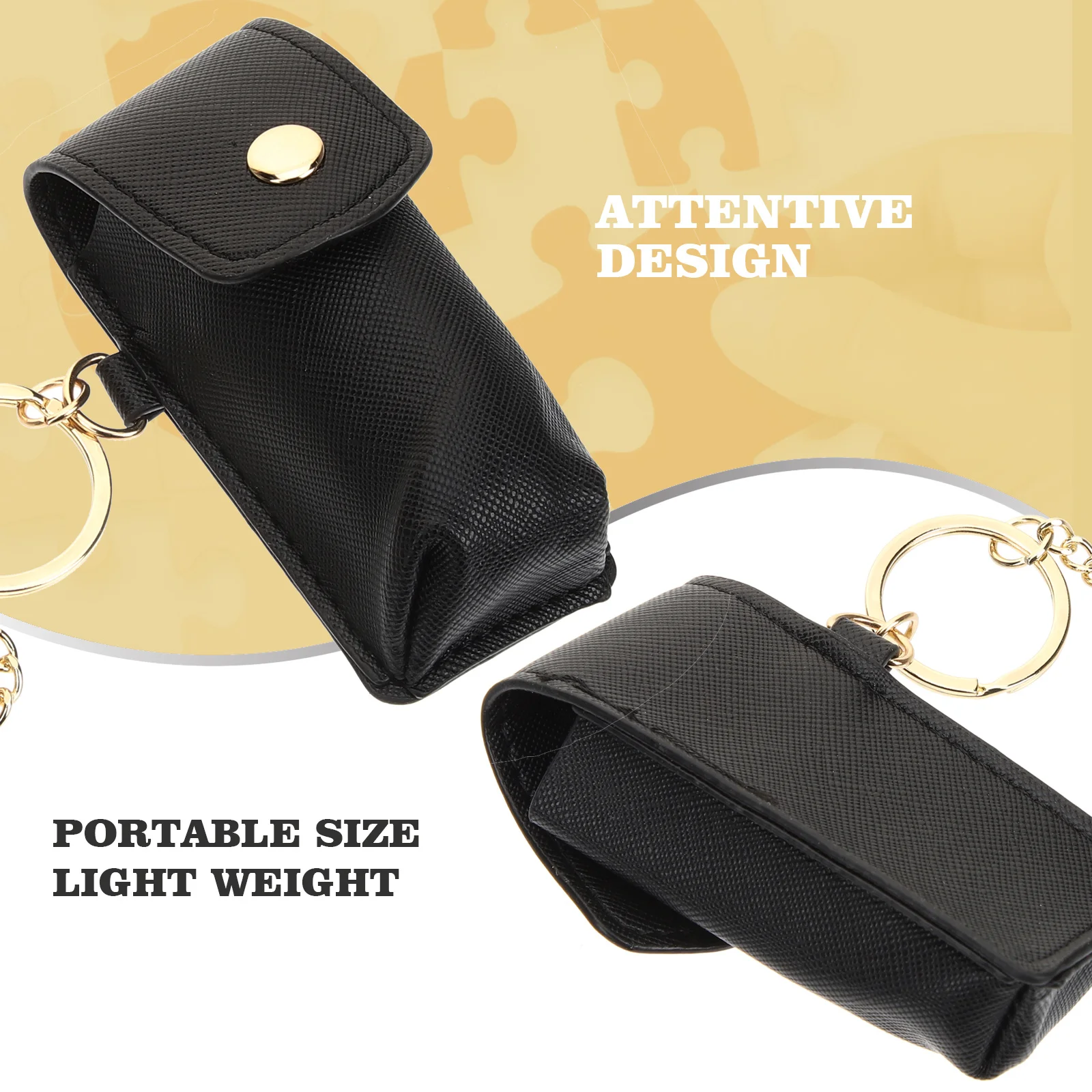 Lipstick Case Keychain Portable Mini Lip Balm Holder For Travel Hiking Camping Cute Small Pouches Women Accessories