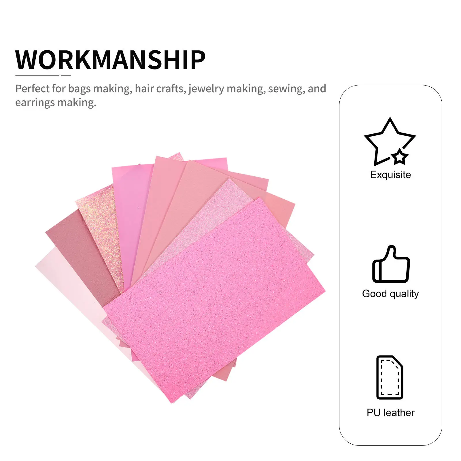 

8 листов искусственного материала в рулонах розового цвета для шитья, для сумок DIY, декоративных сумок, пэчворка, квилтинга, рукоделия, сумок-кошельков