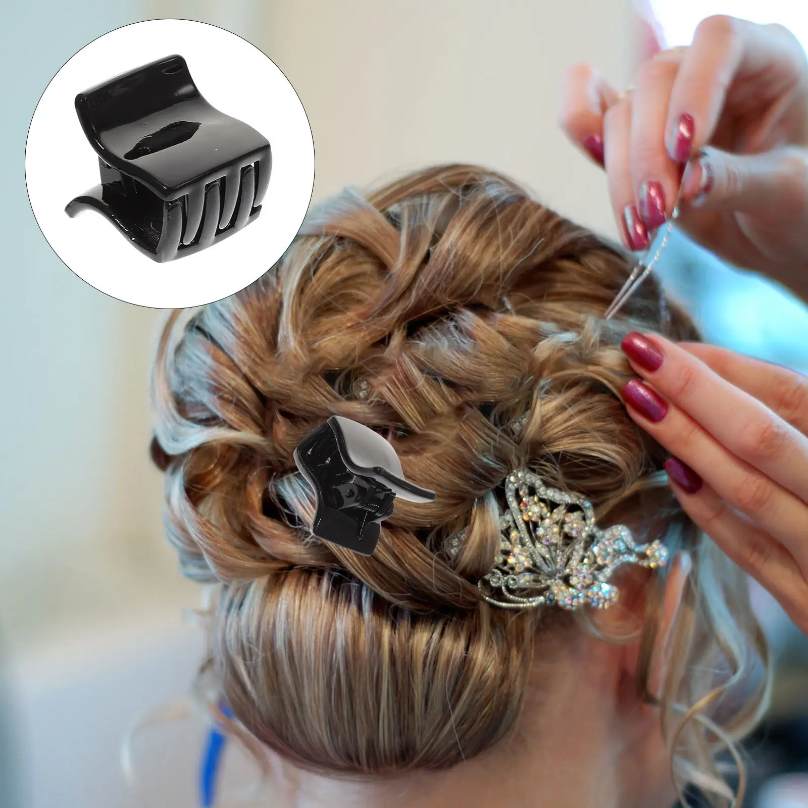

20pcs Small For Women Styling For Long Tool Mini Clips Hair Clips Long Hair Party Wedding Daily Use