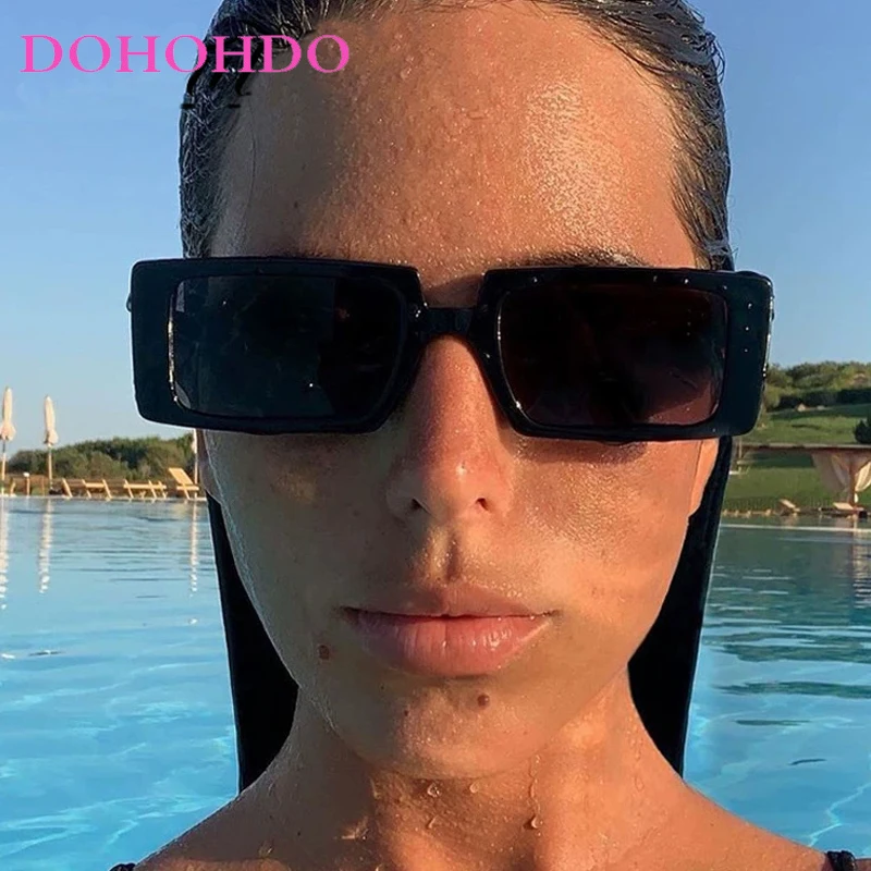 

New Fashion Big Frame Square Sunglasses For Men Women Trendy Luxury Brand Design Outdoors Driving Travel Sunshade Glasses UV400