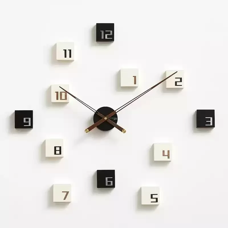 Premium Nordic Design Wall Clocks Unique Quiet Bedroom Decor Wall Clocks Decoration Mechanical Horloge Murale Home Furniture