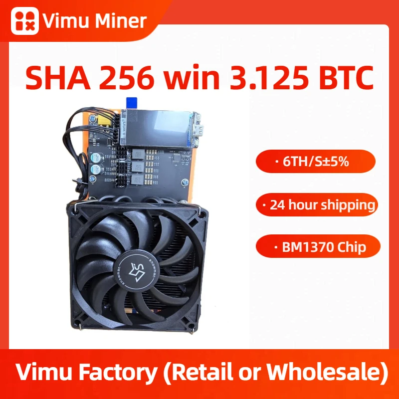 

NerdQaxe++ Rev6.1 6TH/s Bitcoin-майнер 100W с низким энергопотреблением, BM1370 ASIC, открытый исходный код, для соло-майнинга, Wi-Fi, для домашнего использования