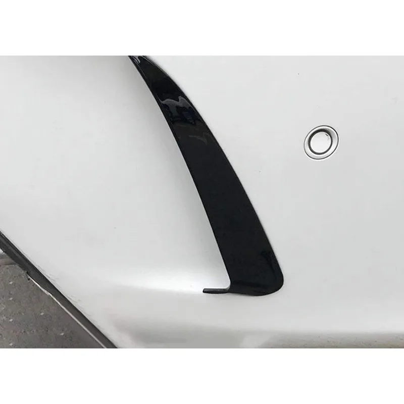 Exterior Rear Bumper Spoiler Lower Side Air Vent Frame Cover for Mercedes Benz C-Class W205 2015-2018 W/AMG (Sedan Version)