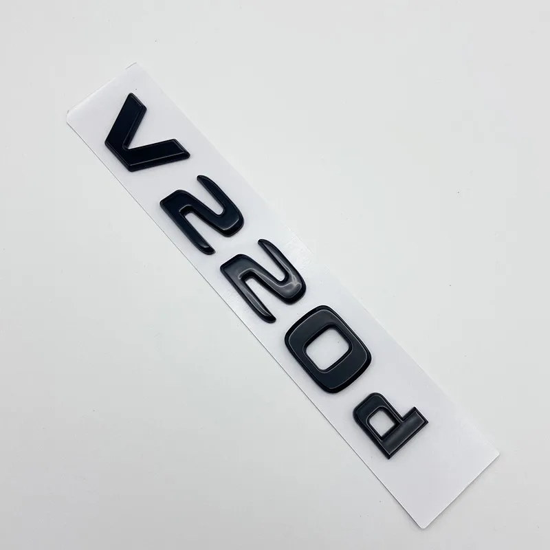 3D-Buchstaben V200d V220d V250d V300d V350d ABS-Emblem für V-Klasse Auto-Kotflügel-Abzeichen Kofferraum-Namensschild Logo-Aufkleber – Detail 11