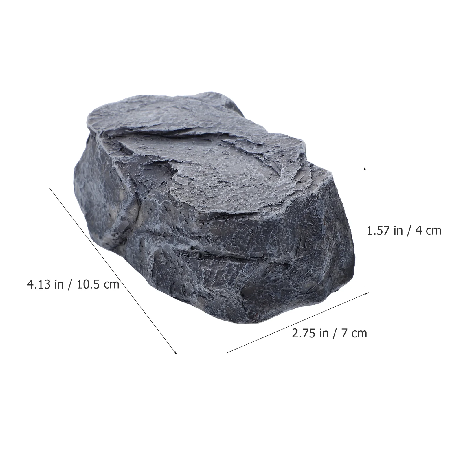 Secret Key Container Simulated Stone Rock Security Holder for outside Decorative Hider Resin Outdoor