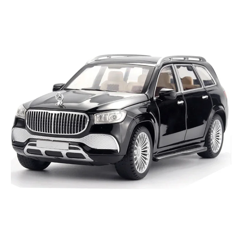 GLS class GLS600 Alloy Car Model Diecasts 1:24 Metal Toy Car Model Collection Sound Light Simulation Car Toys Gift