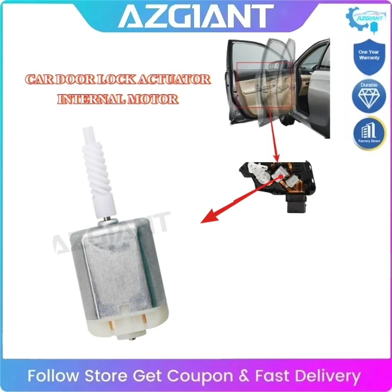 

AZGIANT Car Central Locking Motor 12V Micro DC Motor Replacement for Subaru Legacy MK2 MK3 Auto Door Lock Repair