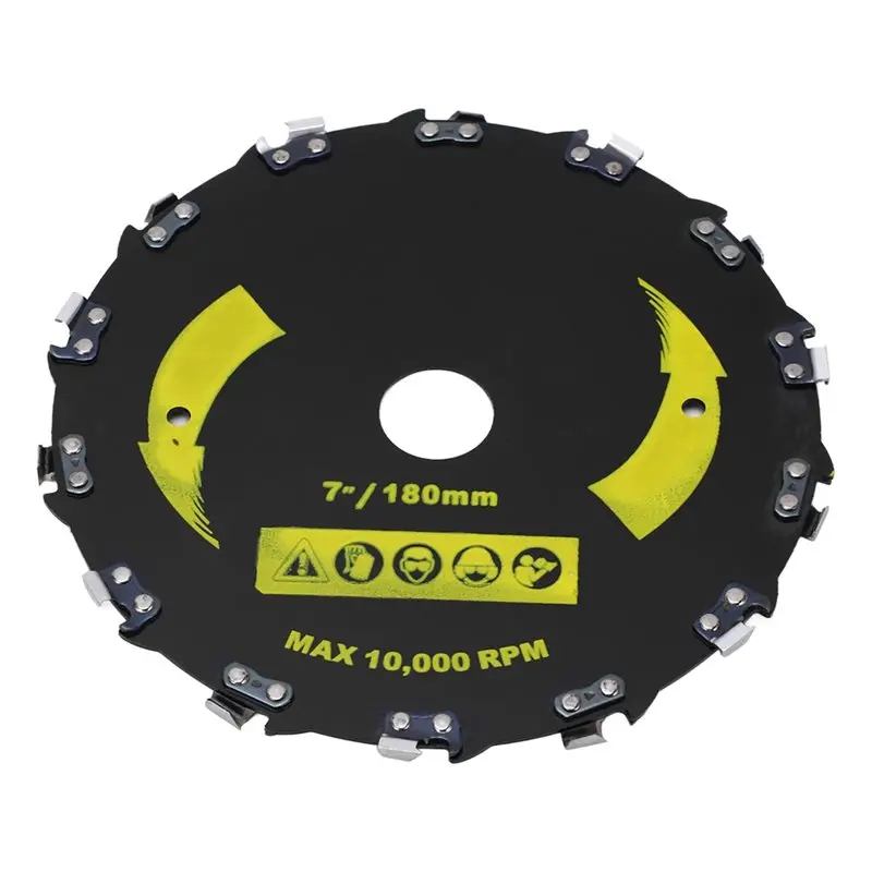 AT44-Alloy Steel For Wood Carving Chain Disc Right Angle Chainsaw Wheel Disc Blade For Wood Plastic Shaping