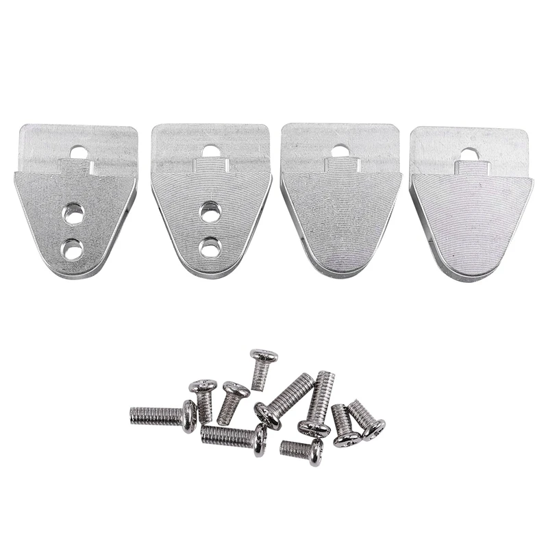 4Pcs Upgrade Spare Parts Metal Lifting Lug RC Car for 1/16 WPL B14 B24 B16 Truck with Screw Set Accessories