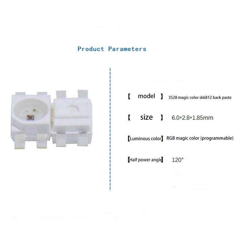 Chip LED direccionable individualmente a todo Color, 400 piezas, SK6812, RGB (Similar a WS2812B), SK6812, 3228 SMD píxeles, cc 5V