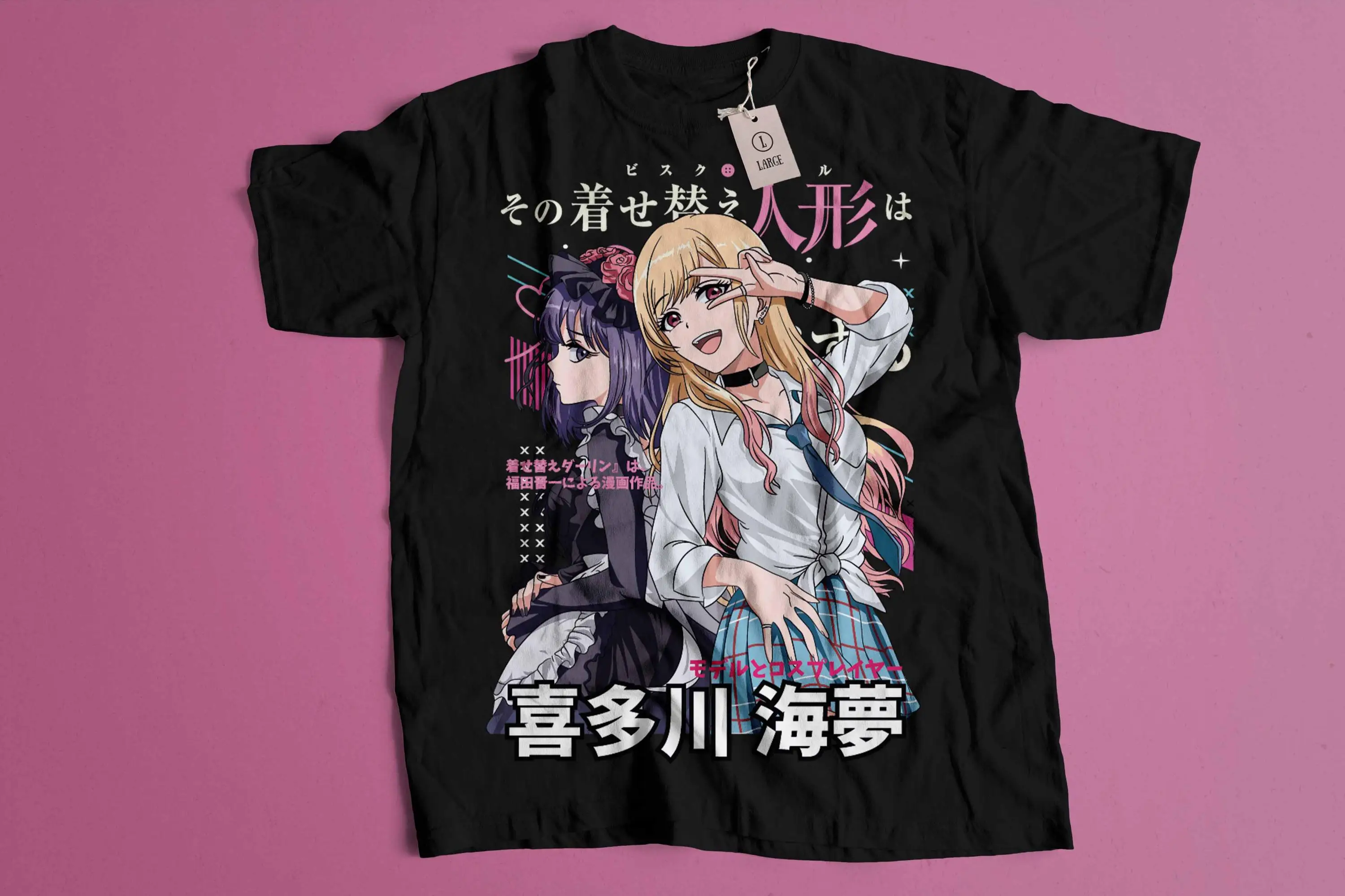 

Sailor Kitagawa T-Shirt My Dress Up Darling Anime Lovers Gift T-shirt 2026Summer New Men Women Oversize Y2K Pure Cotton T-shirt