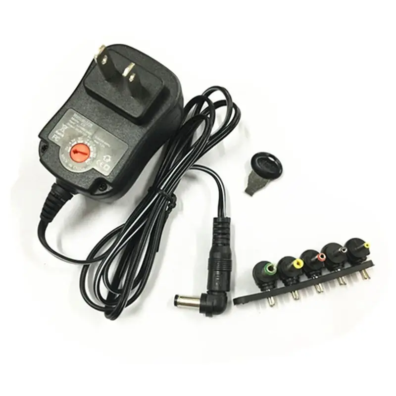 A85P 12W 3V 4.5V 5V 6V 7.5V 9V 12V 1.2A Adjustable Power Adapter AC/DC Charger Universal 1.2A Switching Power Supply US Plug