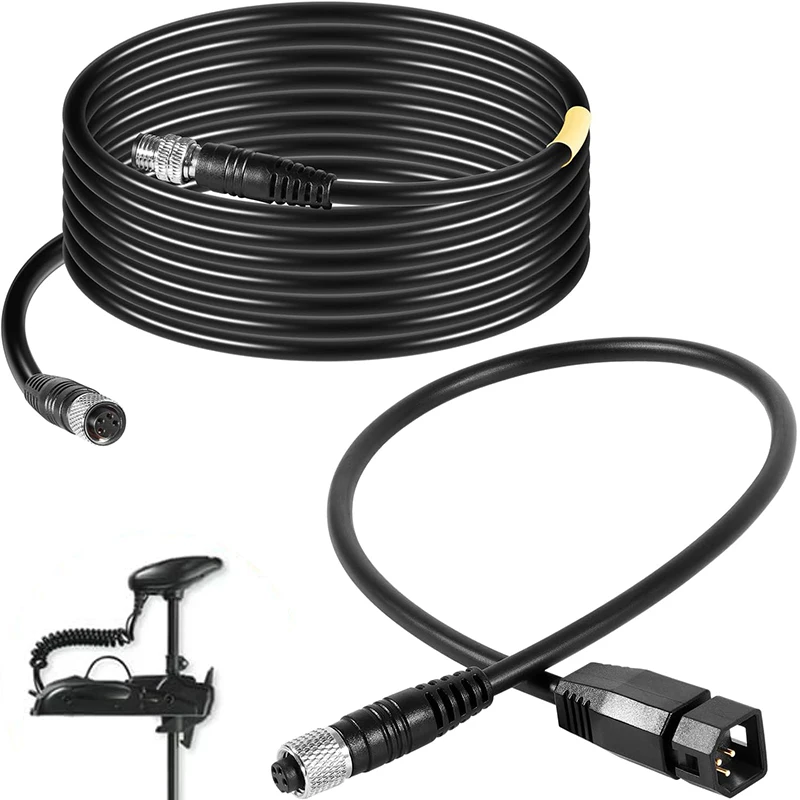 1852068-mkr-us2-8-adapter-cable-2211415-mkr-us2-11-extension-cable-for-minn-kota-us2-transducer-on-trolling-motor-fishfinder