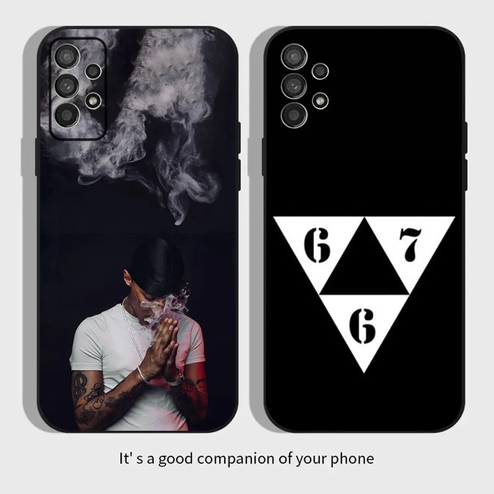 

F-Freeze Corleone 667 Rapper Phone Case For Samsung Galaxy A13,A21s,A22,A31,A32,A52,A53,A71,A80,A91 Soft Black Cover