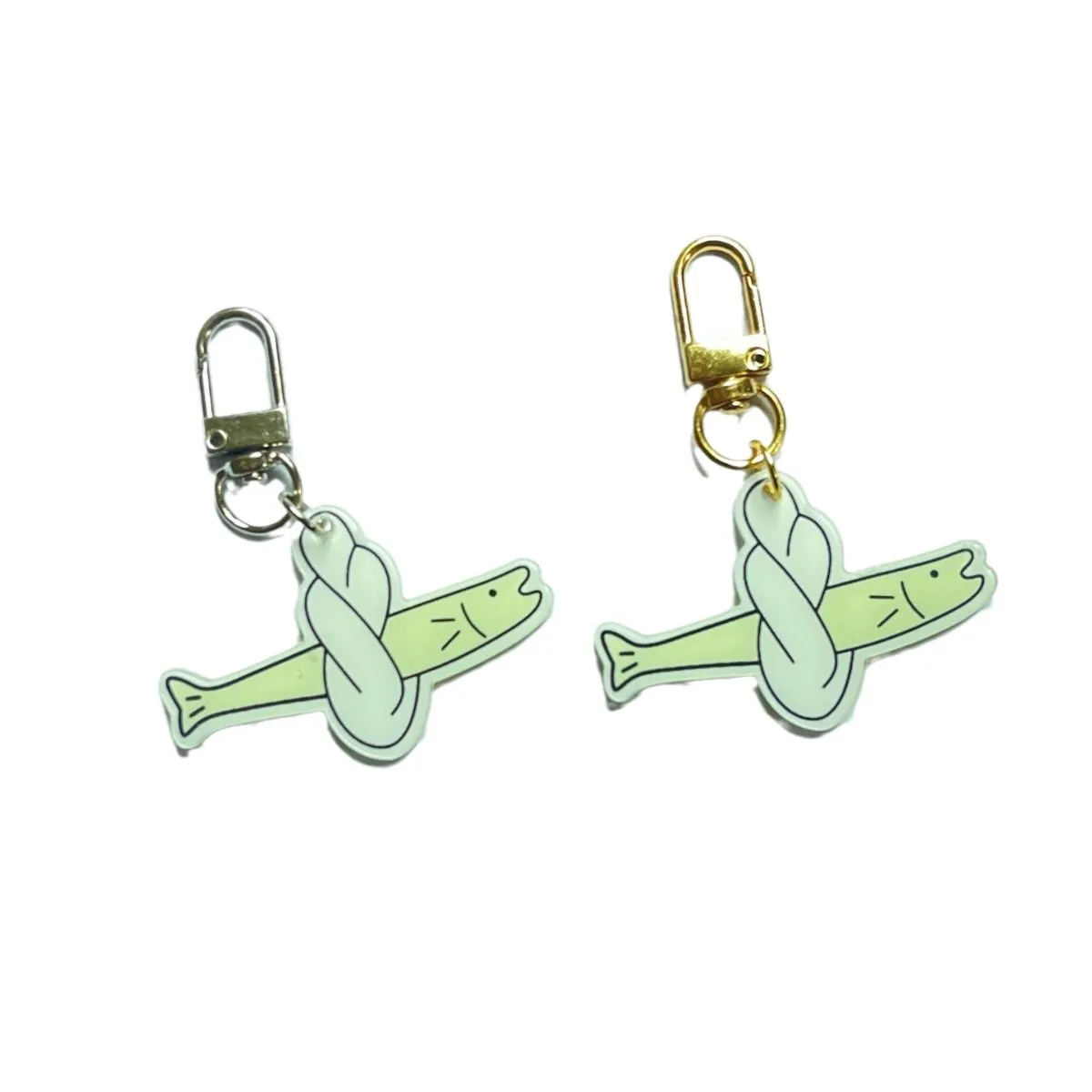 Diy Fish-shaped Acrylic Keychain, Simple Fish Cartoon Standi