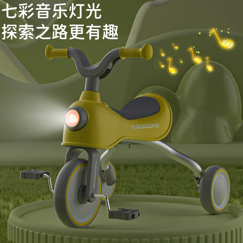 Kinderen Pedaal Fiets Baby Speelgoed Auto Driewieler 3-7 Jaar Muziek Licht Kinderen Fiets Driewieler