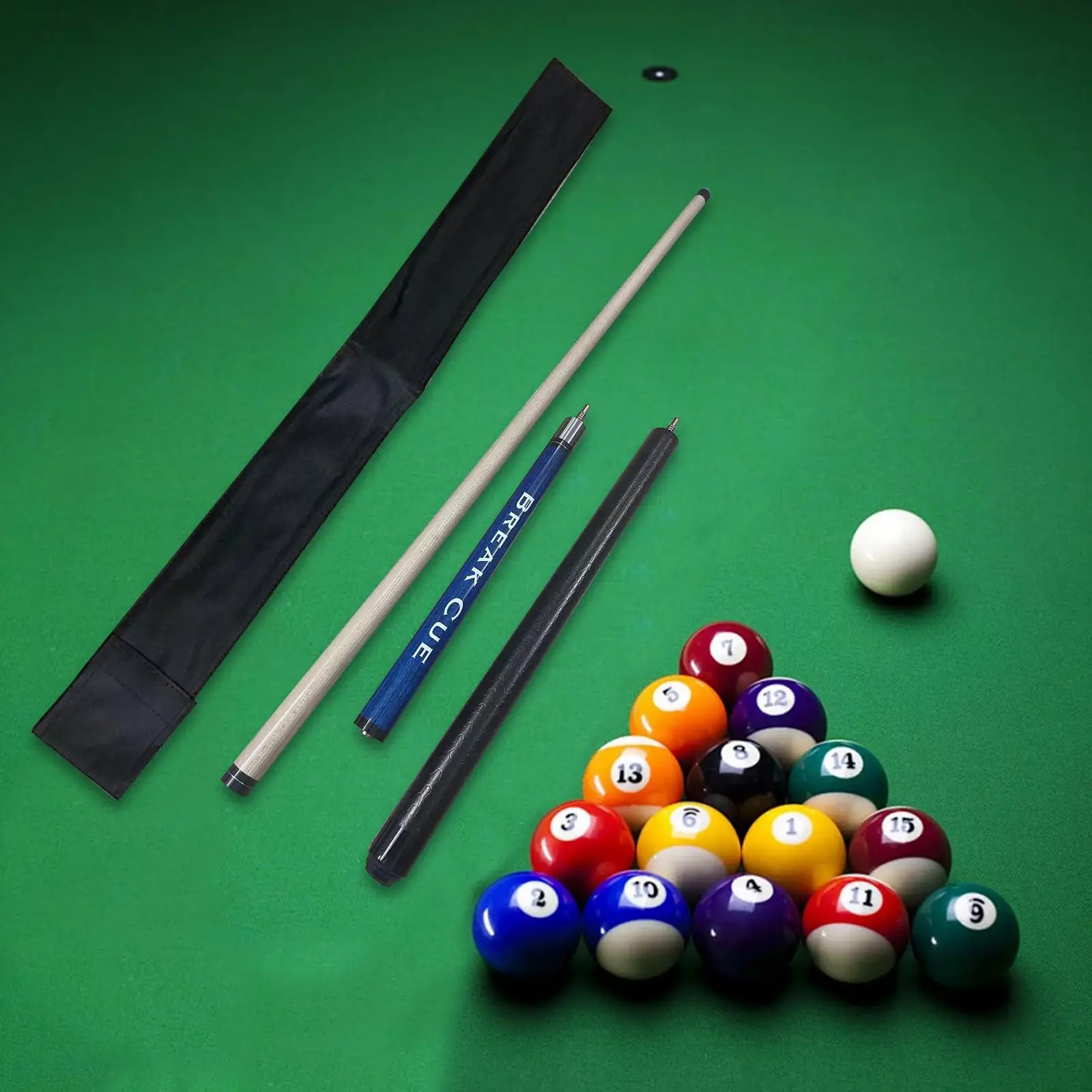 

Бильярдный кий, 55,12 дюймов, двухсекционный деревянный бильярдный кий, бильярдный кий для мужчин, женщин, игроков, домашних начинающих тренировочный кий