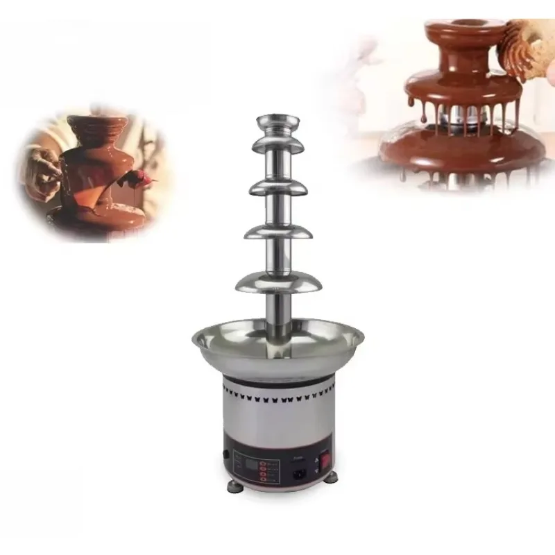 Mini Chocolate Fountain Machine Party Supplies for Dessert Buffet Home Kitchen Use