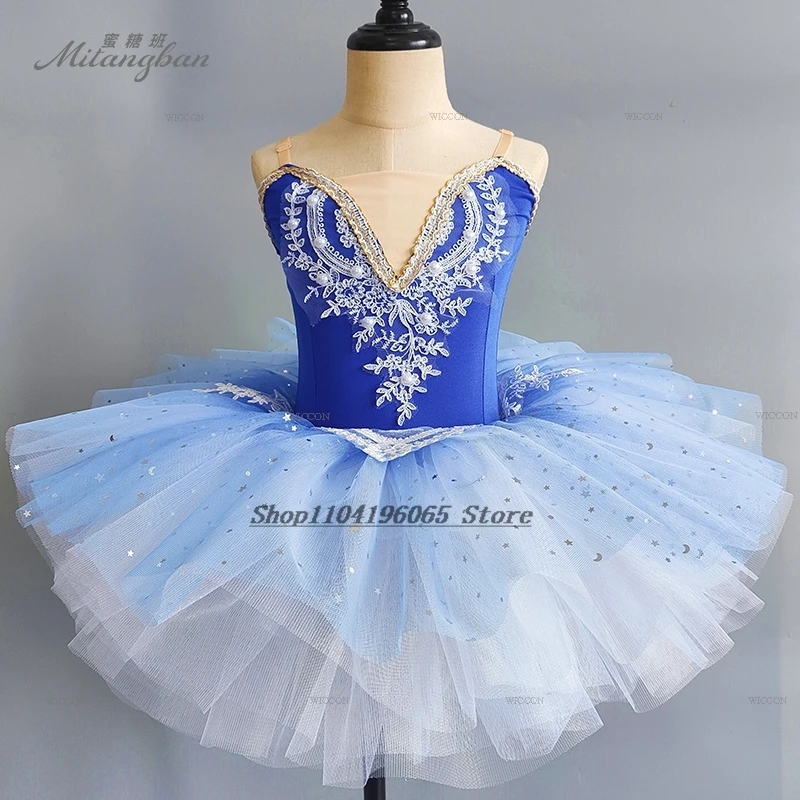 Toddler Sequined Fancy White Ballet Tutu dress Girls Fancy Dance Costumes Children Ballerinas Outfits Kids Ballroom Suit Clothes