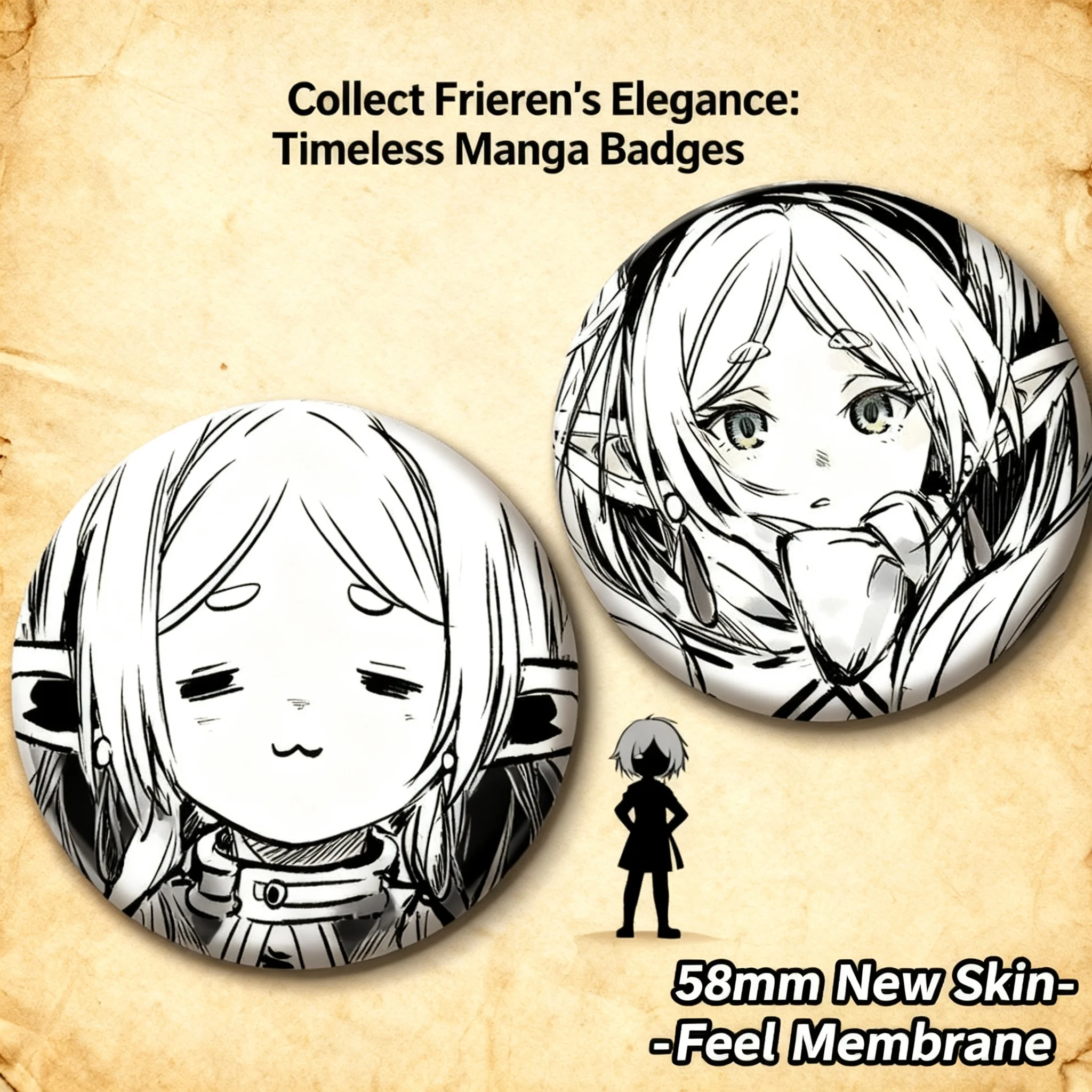 

Аниме-сувенир: Брелок-фигурка Фрирен (Frieren) для сумки, декор для рабочего стола, высококачественный подарок, милая коллекционная фигурка, популярный мерч