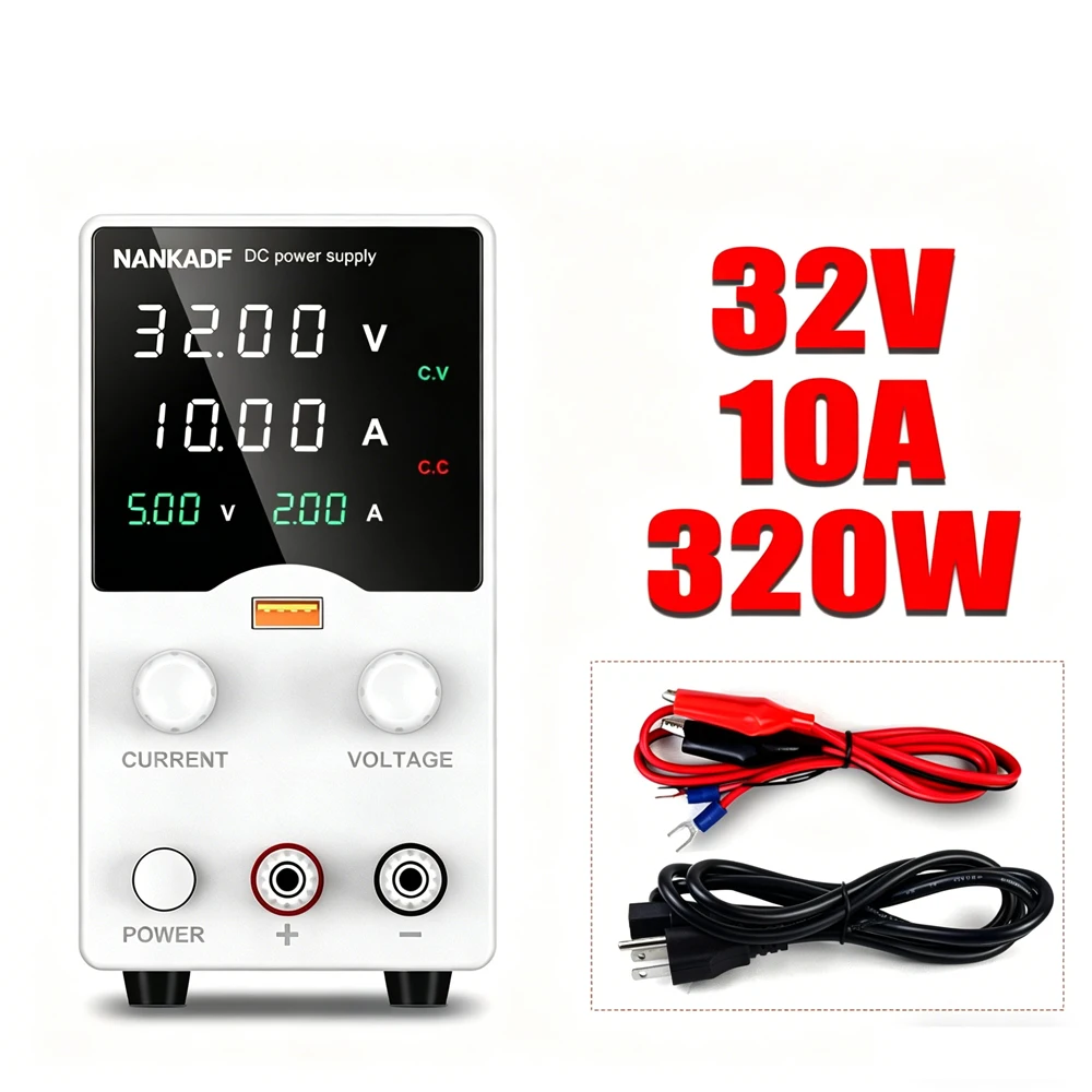 Einstellbares DC-Netzteil 30V 5A 10A Schaltnetzteil für Labor und Werkstatt, stabilisierte Spannungsquelle zur Reparatur, 60V 5A 120V 3A 160V 2A – Detail 9