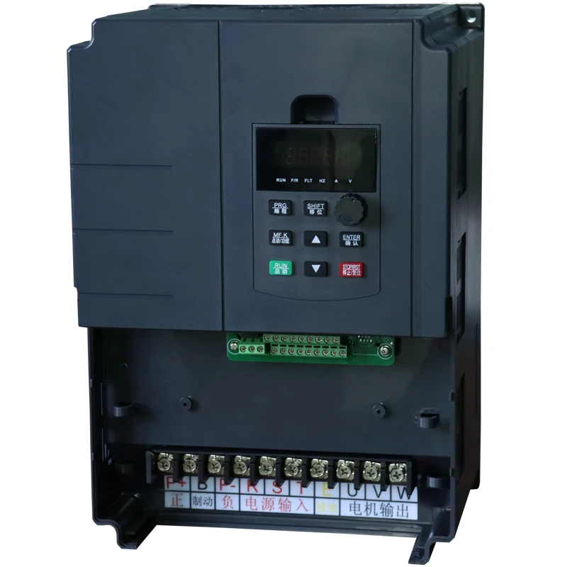 Imagem -04 - Vfd 5.5kw11kw 15hp p Frequência Inversor Saída 220v Controle de Velocidade 500hz Motor Drive Vfd para Torno Fase Motor Assíncrono