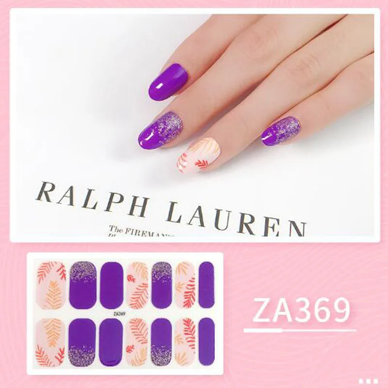 Autocollant pour Nail Art, couverture complète, patchs pour ongles, outils de manucure pour Salon de manucure, enveloppes coulissantes, décalcomanies à pression, DIY bricolage