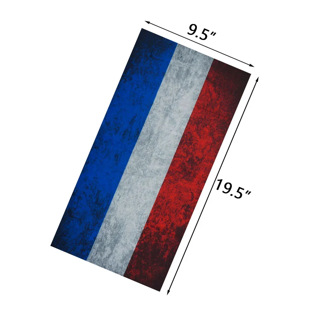 World Football Fans National Flag Bandana Spain Netherlands France Korea Chile Neck Gaiter Seamless Face Mask Men Headwear Scarf