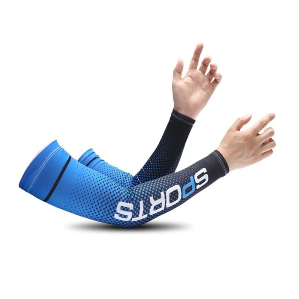 Upgraded Version Ice Silk Arm Covers Cooling Anti Slip UV Protection Sleeves Breathable Durable Sun Protection Sleeves Outdoor