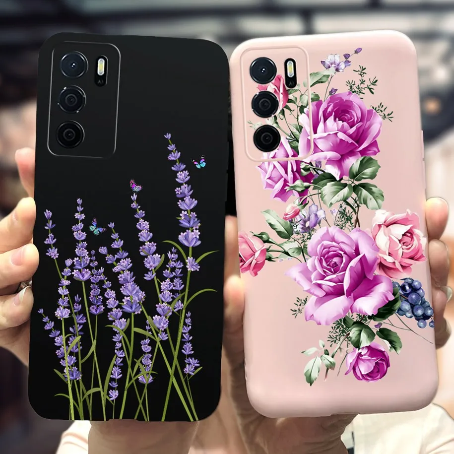 For OPPO A16 Case 4G Luxury Slim Matte Bumper Silicone Soft Phone Case For OPPO A16S A54S CPH2273 Funda OPPOA16 A 16 S TPU Cover