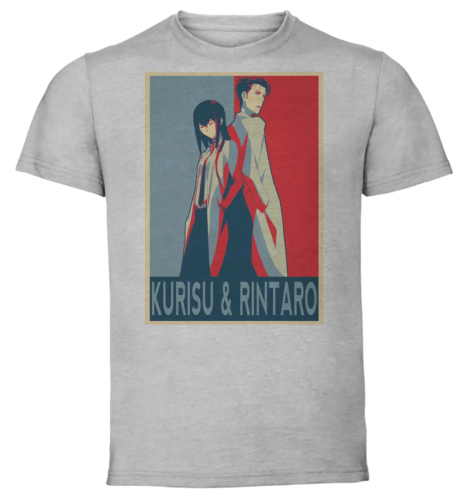 T-Shirt -   Jersey - Propaganda Steins Gate - Kurisu & Rintaro- Unisex clothing