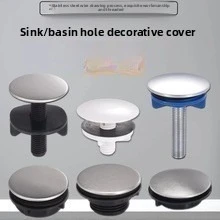 4 Pieces Kitchen Faucet Hole Cover Sealing Sink Tap Hole Plate Blanking Plug for Bathroom Restroom Bathtub Kitchen Hotel