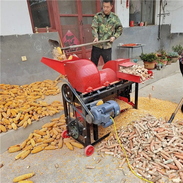 Fan screening sheller, wheat rapeseed thresher
