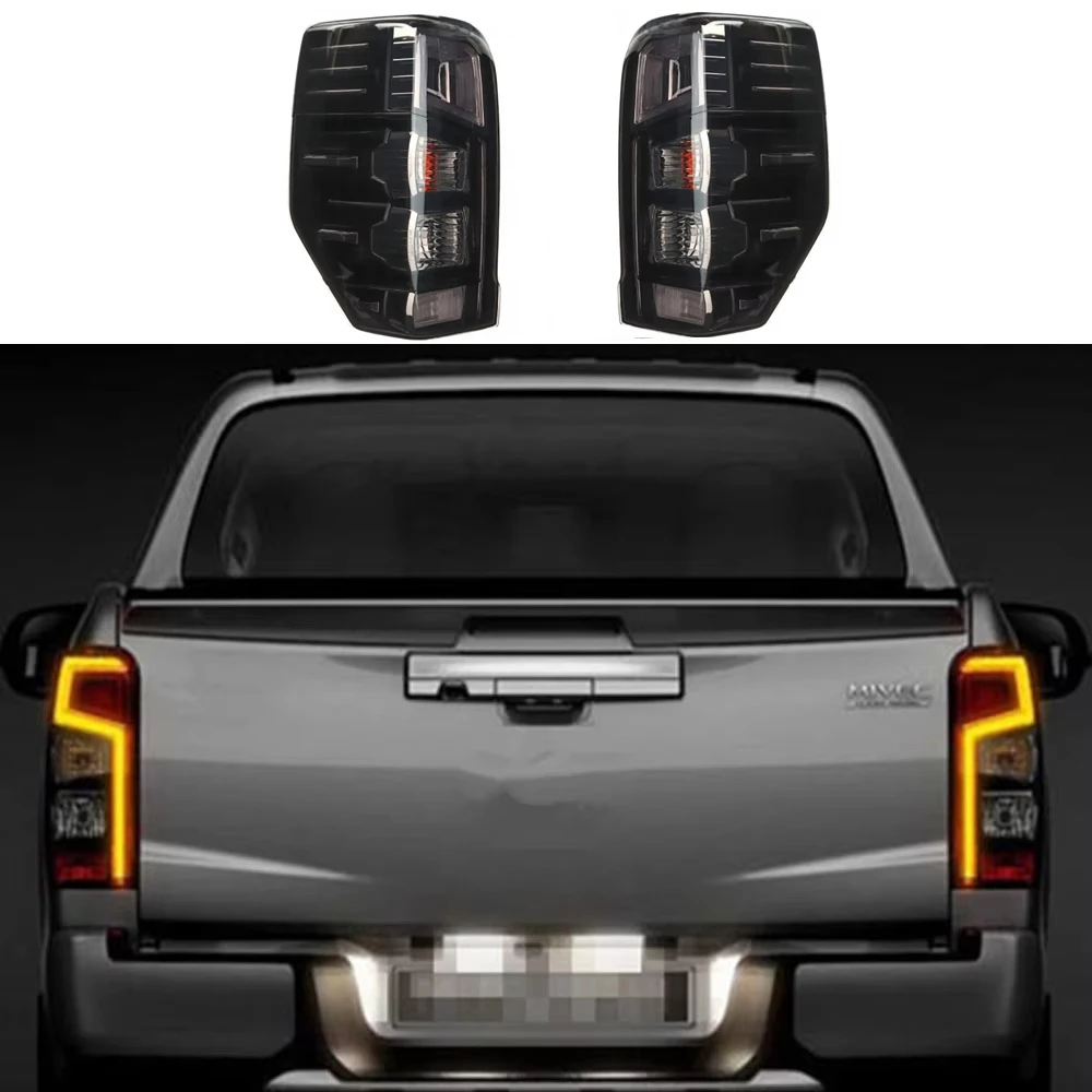 Car Rear Lamp LED Taillight Rear Brake Reverse Stop Lamp Tail Lamp Assy Fit For Mitsubishi L200 Triton 2019 2020 2021 2022 2023
