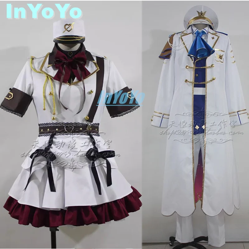 InYoYo Hinano Tachibana Cosplay VTuber VSPO Costume Lovely Dress Uniform Suit Women Men Halloween Party Outfit S-XXL Customized