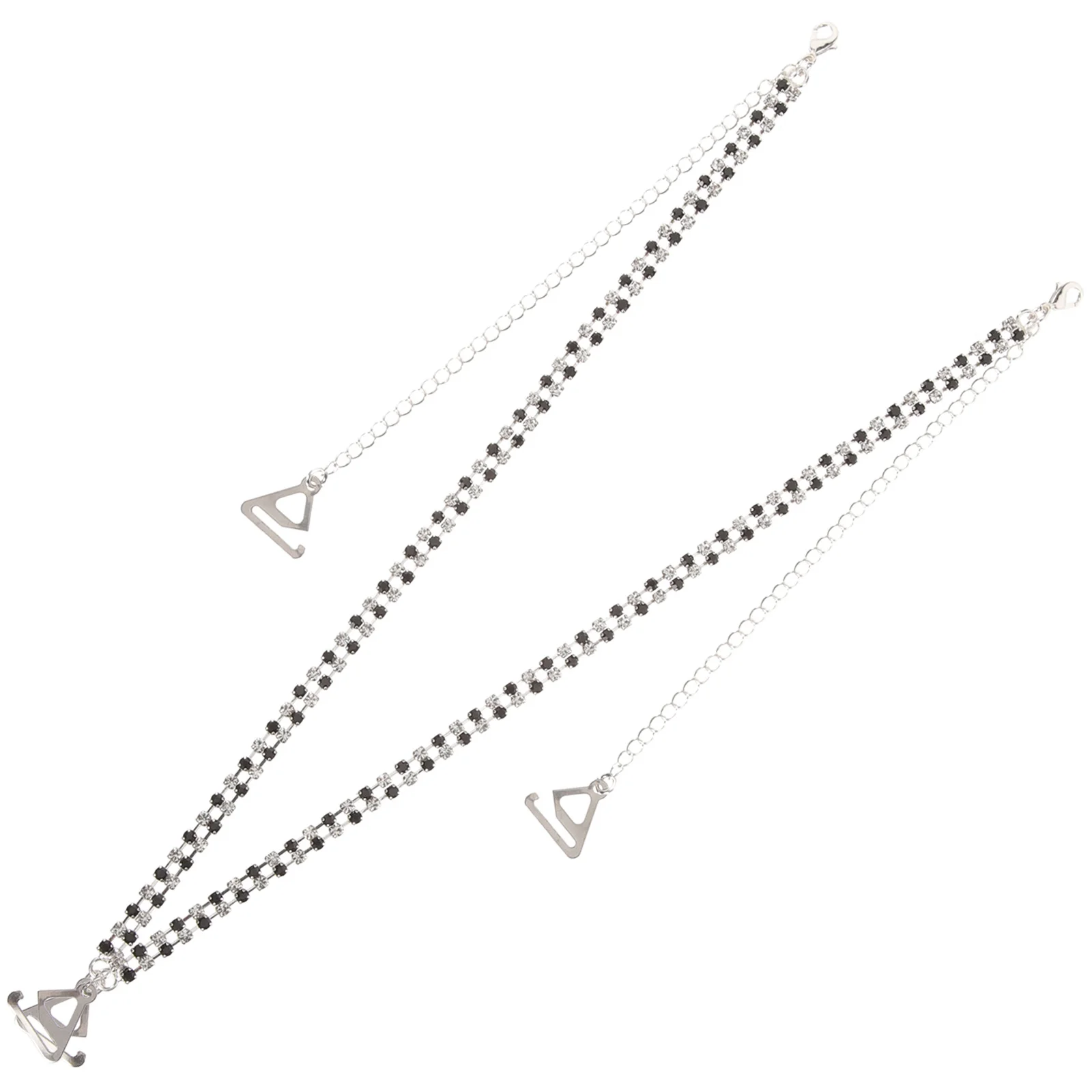 1 par de sutiã de strass alça de ombro ajustável alças de sutiã decorativas para mulheres casamento baile de formatura vestido de festa acessórios