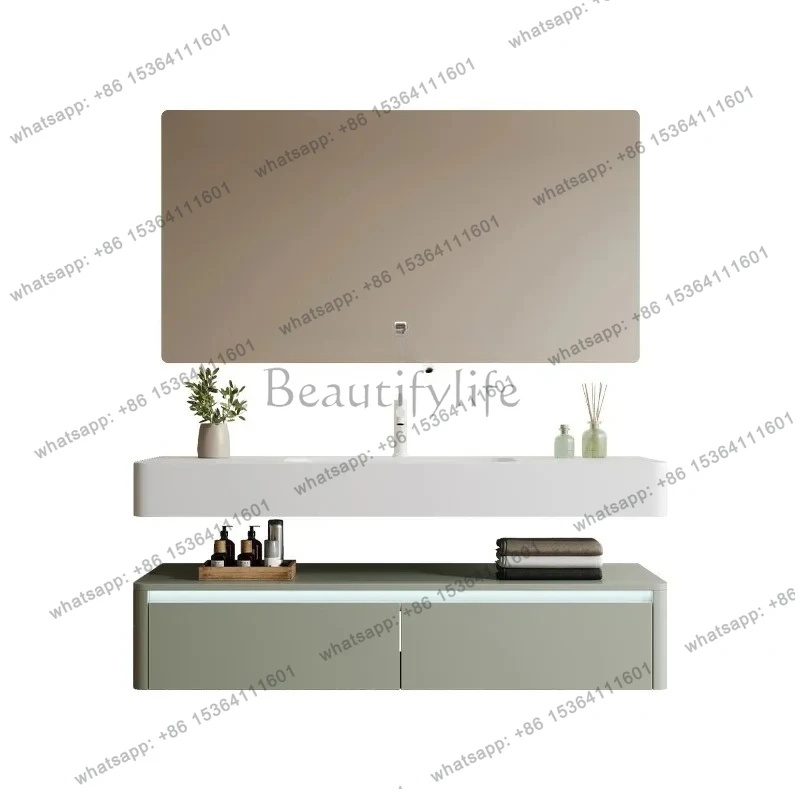 LXInternal and external arc integrated basin, bathroom, bathroom cabinet combination, face and hand wash basinSSS